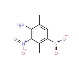 3,6-Dimethyl-2,4-dinitroaniline (CAS 6311-52-0) - chemical structure image
