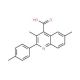 3,6-Dimethyl-2-(4-methylphenyl)quinoline-4-carboxylic acid - chemical structure image