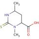 3,6-Dimethyl-2-thioxohexahydropyrimidine-4-carboxylic acid - chemical structure image