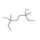 3,6-Dimethyl-3,6-octanediol, DL + meso (CAS 78-65-9) - chemical structure image