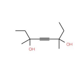 3,6-Dimethyl-4-octyn-3,6-diol (CAS 78-66-0) - chemical structure image