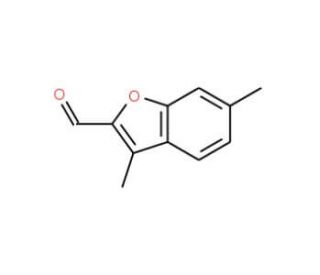 3,6-Dimethyl-benzofuran-2-carbaldehyde - chemical structure image