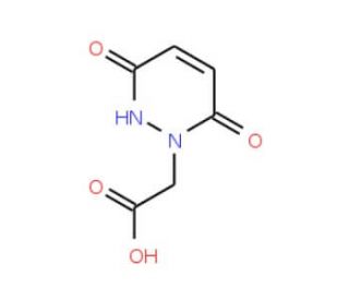 (3,6-dioxo-3,6-dihydropyridazin-1(2H)-yl)acetic acid (CAS 10158-72-2) - chemical structure image