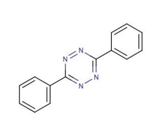 3,6-Diphenyl-1,2,4,5-tetrazine (CAS 6830-78-0) - chemical structure image