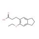3-(6-Ethoxy-indan-5-yl)-propionic acid - chemical structure image