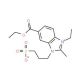 3-[6-(ethoxycarbonyl)-3-ethyl-2-methyl-3H-benzimidazol-1-ium-1-yl]propane-1-sulfonate (CAS 32634-39-2) - chemical structure i
