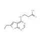 3-(6-Ethyl-thieno[2,3-d]pyrimidin-4-ylamino)-propionic acid - chemical structure image