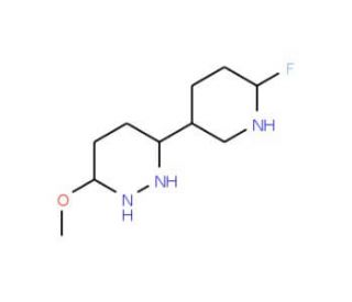 3-(6-fluoro-3-pyridyl)-6-methoxy-pyridazine (CAS 1015481-15-8) - chemical structure image