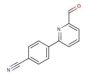 3-(6-Formylpyridin-2-yl)benzonitrile (CAS 834884-80-9) - chemical structure image