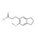 3-(6-Methoxy-indan-5-yl)-propionic acid - chemical structure image