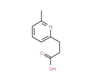 3-(6-Methyl-pyridin-2-yl)-propionic acid - chemical structure image
