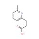 3-(6-Methyl-pyridin-2-yl)-propionic acid - chemical structure image