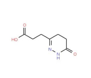 3-(6-Oxo-1,4,5,6-tetrahydro-pyridazin-3-yl)-propionic acid (CAS 98334-84-0) - chemical structure image