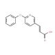 3-(6-Phenoxypyrid-3-yl)acrylic acid - chemical structure image