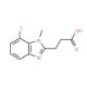3-(7-Chloro-1-methyl-1H-benzoimidazol-2-yl)-propionic acid - chemical structure image