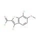 3,7-Dichloro-6-methoxybenzo[b]thiophene-2-carbonyl chloride (CAS 34576-80-2) - chemical structure image