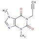3,7-Dimethyl-1-propargylxanthine (CAS 14114-46-6) - chemical structure image