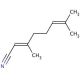 3,7-Dimethyl-2,6-octadienenitrile (CAS 5146-66-7) - chemical structure image