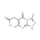 (3,7-Dimethyl-5-oxo-5,8-dihydro-[1,2,4]triazolo-[4,3-a]pyrimidin-6-yl)-acetic acid - chemical structure image