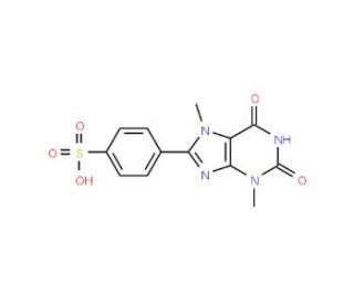 3,7-Dimethyl-8-p-sulfophenylxanthine (CAS 149981-20-4) - chemical structure image