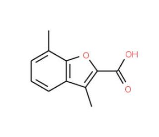 3,7-Dimethyl-benzofuran-2-carboxylic acid - chemical structure image