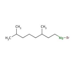3,7-Dimethyloctylmagnesium bromide solution (CAS 114499-45-5) - chemical structure image