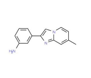 3-(7-Methyl-imidazo[1,2-a]pyridin-2-yl)-phenylamine - chemical structure image