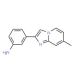 3-(7-Methyl-imidazo[1,2-a]pyridin-2-yl)-phenylamine - chemical structure image