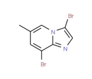 3,8-Dibromo-6-methylimidazo[1,2-a]pyridine (CAS 1072944-58-1) - chemical structure image