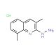 3,8-Dimethyl-2-hydrazinoquinoline hydrochloride (CAS 1170368-78-1) - chemical structure image