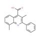 3,8-Dimethyl-2-phenylquinoline-4-carboxylic acid - chemical structure image