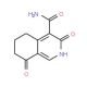 3,8-Dioxo-2,3,5,6,7,8-hexahydro-4-isoquinolinecarboxamide - chemical structure image