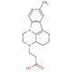 3-(8-Methyl-1,2,3a,4,5,6-hexahydro-pyrazino-[3,2,1-jk]carbazol-3-yl)propionic acid - chemical structure image
