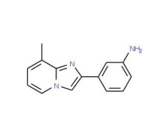 3-(8-Methyl-imidazo[1,2-a]pyridin-2-yl)-phenylamine - chemical structure image