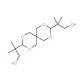 3,9-Bis(1,1-dimethyl-2-hydroxyethyl)-2,4,8,10-tetraoxaspiro[5.5]undecane (CAS 1455-42-1) - chemical structure image