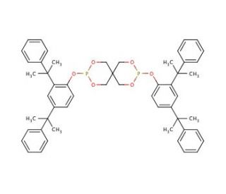 3,9-Bis(2,4-dicumylphenoxy)-2,4,8,10-tetraoxa-3,9-diphosphaspiro[5.5]undecane (CAS 154862-43-8) - chemical structure image