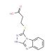 3-(9H-Benzo[4,5]imidazo[2,1-c][1,2,4]triazol-3-ylsulfanyl)-propionic acid - chemical structure image