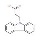 3-(9H-carbazol-9-yl)propanoic acid (CAS 6622-54-4) - chemical structure image