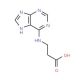 3-(9H-Purin-6-ylamino)-propionic acid - chemical structure image