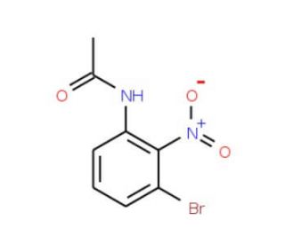 3-Acetamido-1-bromo-2-nitrobenzene (CAS 99233-18-8) - chemical structure image