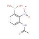 3-Acetamido-2-nitrophenylboronic acid (CAS 78887-38-4) - chemical structure image