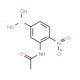 3-Acetamido-4-nitrophenylboronic acid (CAS 78887-37-3) - chemical structure image