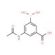 3-Acetamido-5-boronobenzoic acid (CAS 108749-15-1) - chemical structure image