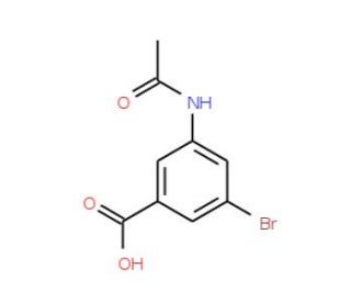 3-Acetamido-5-bromobenzoic acid (CAS 78238-11-6) - chemical structure image