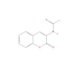 3-Acetamidocoumarin (CAS 779-30-6) - chemical structure image