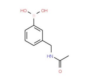 3-Acetamidomethylphenylboronic acid (CAS 850568-42-2) - chemical structure image