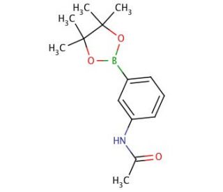3-Acetamidophenylboronic acid pinacol ester (CAS 480424-93-9) - chemical structure image
