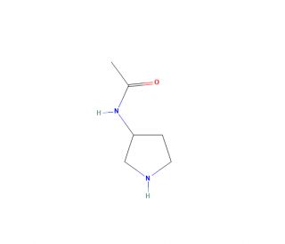 3-Acetamidopyrrolidine - chemical structure image