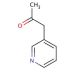 3-Acetonylpyridine (CAS 6302-03-0) - chemical structure image