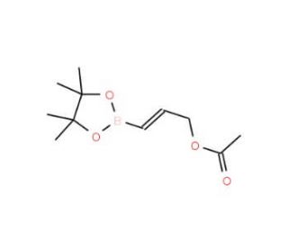 3-Acetoxy-1-propenylboronic acid pinacol ester (CAS 161395-97-7) - chemical structure image